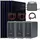 2760 W inkl. 6,72 kWh Speicher + 6 x 460 W N-Typ Glas-Glas Bifacial Module
