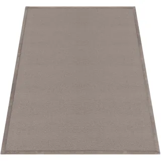 Teppich PACO HOME "Tatami 475" Teppiche Gr. B/L: 140 cm x 200 cm, 24 mm, 1 St., beige Esszimmerteppiche Kurzflor, Uni-Farben, mit Memory Foam, waschbar