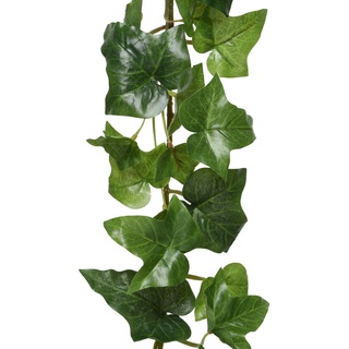 Decoris Künstliche Efeugirlande 180cm Pflanzengirlande Kunstpflanzendeko Blättergirlande