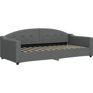 vidaXL Tagesbett Dunkelgrau 90x200 cm Stoff