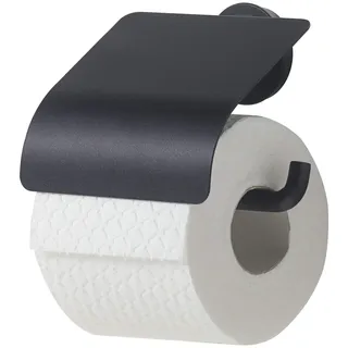 Tiger Toilettenpapierhalter mit Deckel Urban Schwarz