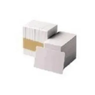 Zebra Plastikkarte, 500 Stück Plastikkarte mit Magnetstreifen, LOCO, 0,76mm, Dicke: 30mil, 500 Stück, Farbe: weiß (10452