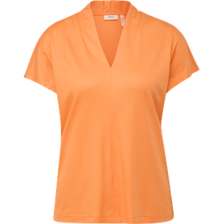 s.Oliver - Blusenshirt aus Lyocell, Damen, Orange, 38