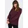 Shirtbluse CARMETTA LIFE V-NECK TOP WVN NOOS Kunstfaser regular fit rot S 44