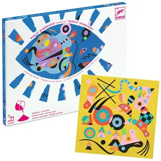 Djeco Abstrakt, inspiriert von Vassily Kandinsky Color Sands Art Kit