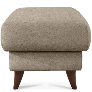 Konsimo Hocker Gustavo Kunststoff 53 x 49 x 53 cm Beige/Braun