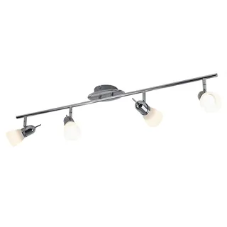 ESTO Deckenlampe 4x 3W LED Chrom/Glas