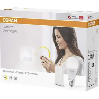OSRAM Smart+ Zigbee LED E27 mit Fernbedienung, dimmbar EEK: G (Spektrum A - G)