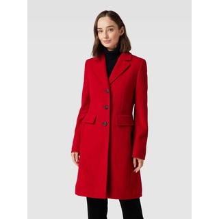 Mantel mit Reverskragen, Rot, 42