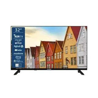 Telefunken D32H750N1CWI LCD-TV 80 cm 32 Zoll EEK E (A - G) CI+, DVB-C, DVB-S2, DVB-T2, HD ready Schwarz