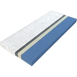 Casadolce Matratze PROVIDENCE PLUS, 160x200 cm, H1-Härte, Blau, Weiß