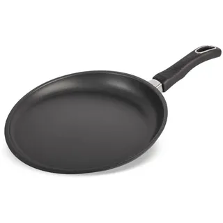Original Gundel GUSS-CREPES-PFANNE flach, Ø 28 cm, Höhe 1 cm, BIOTAN-Oberfläche, PFOA-frei, Akku-Therm Boden - fester Stiel