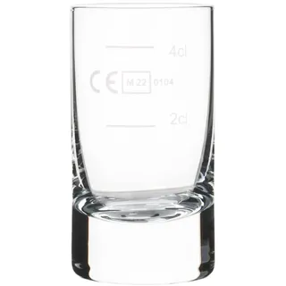 Schnapsglas, Paris Schott Zwiesel - 50ml mit 2+4cl Eiche (6Stk.) - 6er Karton, 2cl + 4cl Eiche