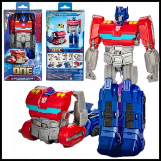 Hasbro Transformers One Mega Changer Optimus Prime (Orion Pax) Figur 28 cm - Blau/Rot/Silber/Mehrfarbig