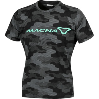 Macna Dazzle Logo 2.0 Damen T-Shirt, schwarz-mehrfarbig, Größe XL