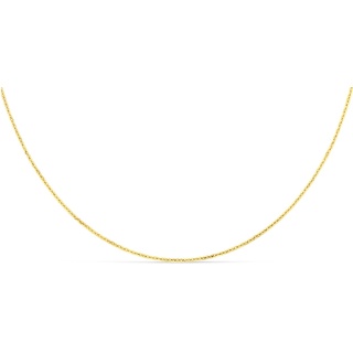 Collierkettchen FIRETTI "Schmuck Geschenk Gold 333 Halsschmuck Halskette Goldkette Ankerkette" Halsketten Gr. 45, Gelbgold 333, Breite: 1,3 mm, gelb (gelbgoldfarben) Damen Colliers