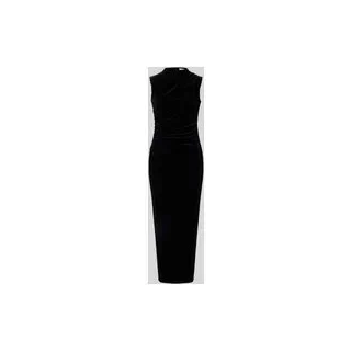 Cocktailkleid mit Raffungen, Black, 34