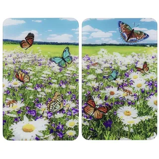 WENKO Herd-Abdeckplatte WENKO Herdabdeckplatte 2er Set BHT 30x5,50x52 cm bunt Herdschutz