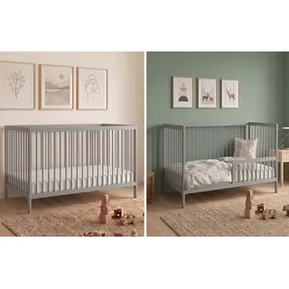 Kids Collective Babybett Grau 70 x 140 cm