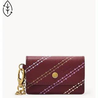 Kreditkarteninhaber Damen FOSSIL VALERIE SL6544640 Leder Bordeaux