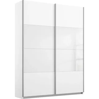 Rauch Schwebetürenschrank Quadra 136 x 210 x 62 cm Weiß