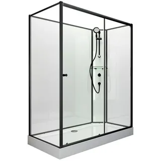 Schulte Ibiza Komplettdusche rechts 120 x 80 cm Sicherheitsglas klar hell