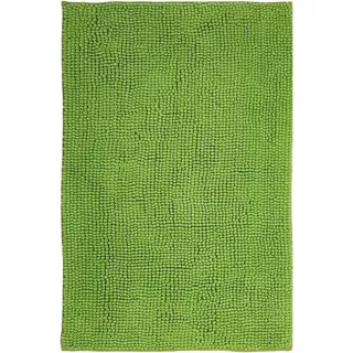Waidmeister Badematte Waidmeister Badematte Wellnes Chenille Badezimmerteppich, rutschhemmend beschichtet, Polyester, Rutschfest, Saugstark grün 60 cm x 90 cm
