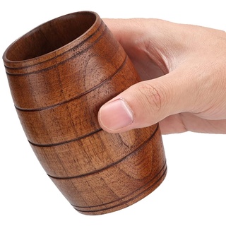 Holz-Kaffeetasse, Bierkrug Holz, Holzbecher Holztasse, Holzbecher/Deko-Becher, Camping Trinkbecher Teetasse Trinkbecher Aus Umweltfreundlichem Holz