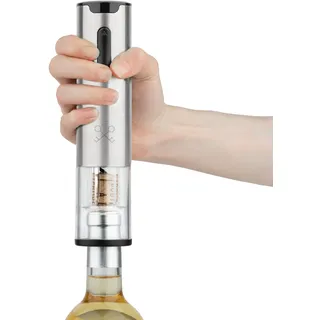 Les Petits Champs Elektrischer Weinöffner WOP660 / LED-Lichtanzeige / Edelstahl / schnelle Flaschenöffnung / USB-Aufladung