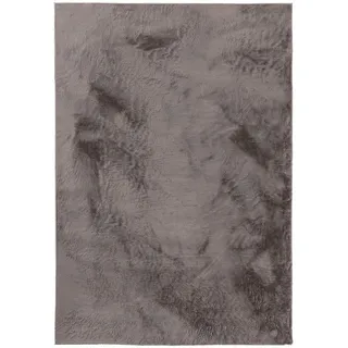 benuta Kunstfellteppich, Grau, 80x150 cm pflegeleicht, Teppiche - Böden, Teppiche, Fellteppiche