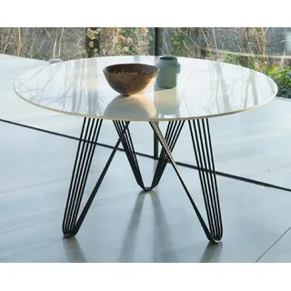 JVmoebel Esstisch Runder Ausziehtisch in Holz mit elegantem Design (1-St., Esstisch), Made in Europa weiß