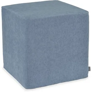 H.O.C.K. Sitzhocker H.O.C.K. Lucky Hocker Cube eckig 45x45x45cm hellblau col. 17, Hocker, Barhocker & Sitzhocker, Pouf, Badhocker, Wohnzimmer Hocker blau