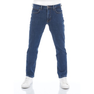 LEE Brooklyn Straight Hosen Dark Stonewash 34 32