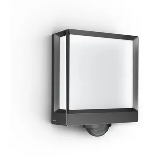 steinel Außen-Wandleuchte L 40 SC mit Bewegungsmelder & Bluetooth, Mit Bluetooth & Bewegungsmelder, LED, 3000K, Anthrazit grau 20.0 cm x 10.0 cm x 26.0 cm