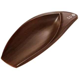 Baoblaze Kleine Skala Holz Elektronische Tee Skala Lebensmittel Skala Professionelle Digitale Tee Skala Kaffee Waage Tee Haus Haushalt Bar, Braun
