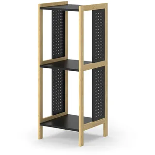 Vicco Elvia Standregal 40 x 40 x 107 cm Schwarz
