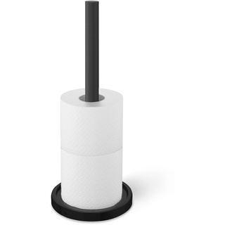 ZACK Ersatzrollenhalter MIMO Edelstahl matt schwarz für bis zu 4 WC-Papierrollen