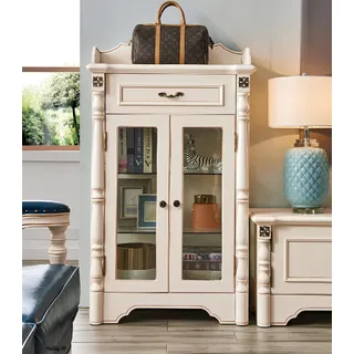 Schrank Kommode Vitrine Kolonial Stil Möbel Sideboard Anrichte Schränke Holz Neu