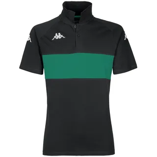 Kappa Dianetti Kurzarm-poloshirt - Black / Green - S
