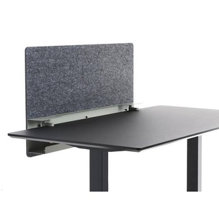 APTO Filz Schreibtisch Trennwand 110x60x1cm mit Tischklemmen, olivgrün