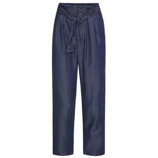 wunderwerk Paperbag-Hose TENCEL denim paperbag pant blau XS