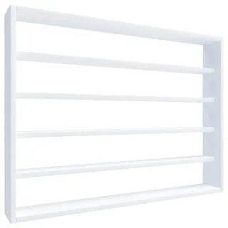 VCM Esaldi Hängeregal 80 x 10 x 60 cm Weiß