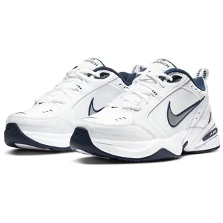 Nike Air Monarch IV White/Metallic Silver 44