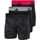 Active Flex Cotton Schwarz/Grau/Rot L