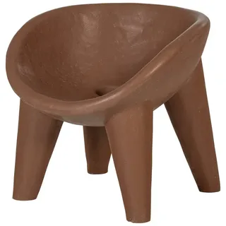 Woood Gartensessel Orio - verstärktes Faserpolymer Rotbraun