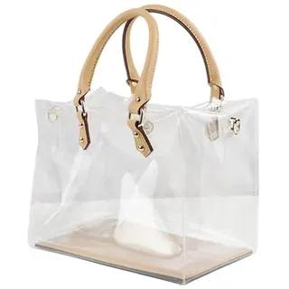 OFFILICIOUS Durchsichtige PVC DIY Tragetasche Handtasche Herstellung Taschen Handwerk Zubehör Werkzeugset Geburtstag Urlaub Tasche Herstellung