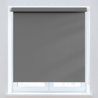 Rollo Thermorollo 70 x 170 cm, Sichtschutz, Lichtschutz, Blendschutz, Verdunkelnd Wandmontage, ohne Bohren Einfache Installation, für Dachfenster, Dunkelgrau