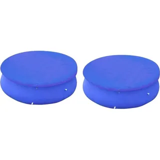 Poolabdeckungen 2 Stk. für 360-367 cm Runde Aufstellpools