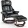 Massagesessel 9068 Kunstleder 86 x 110 x 86 Schwarz