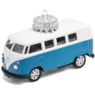 corpus delicti :: Christbaumschmuck aus Metall – die rollende Alternative zur Weihnachtskugel – kompatibel mit VW Bus T1 (blau) (W20.2b)